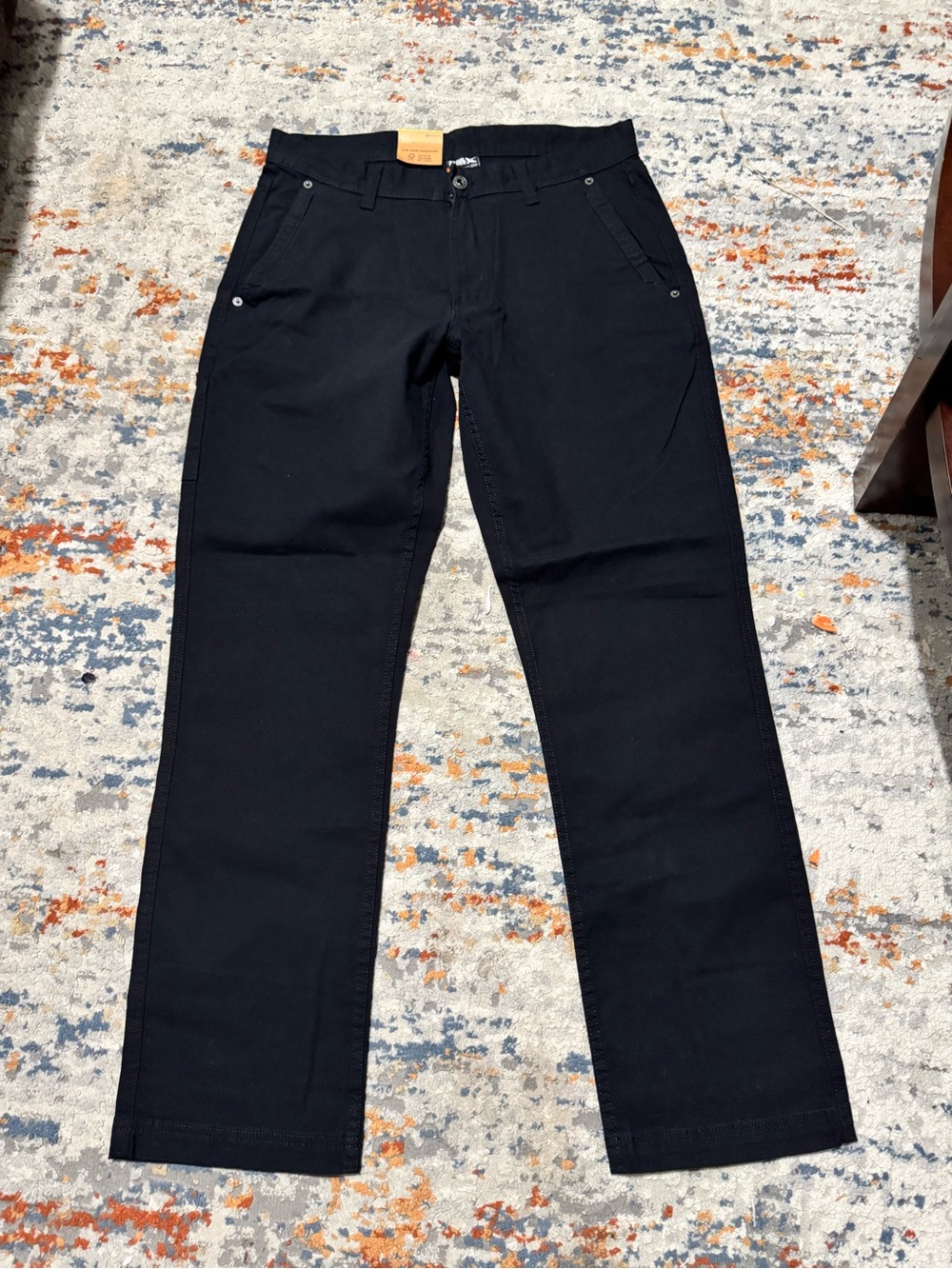 Eddie Bauer Men's Straight Jeans in Black